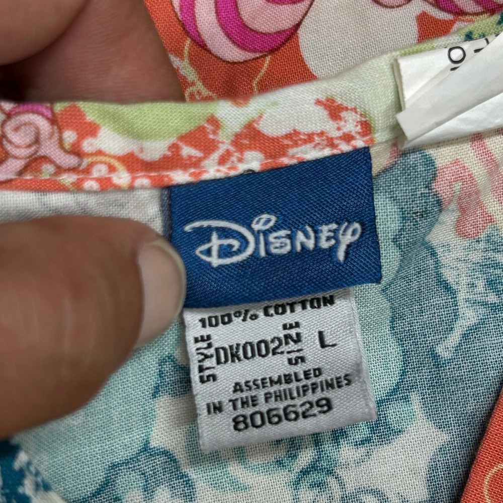 Disney Alice in Wonderland Cheshire Cat Kids Scrub Set Multi-Color L Costume - Picture 11 of 13